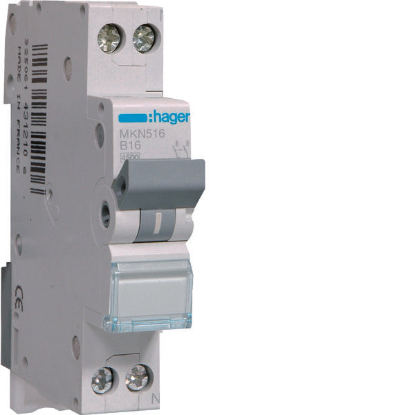 Hager MKN Circuit Breaker - MKN516