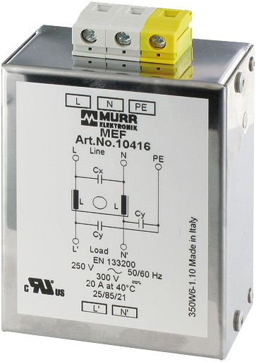 MURR MEF Mains Interference Filter - 10416