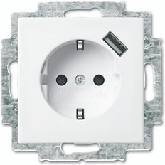 ABB Busch-Jaeger Balance SI Wall Outlet (WCD Switchgear) - 2CKA002011A6237