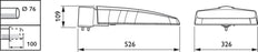 Philips ClearWay Street Lighting Fixture - 98800800