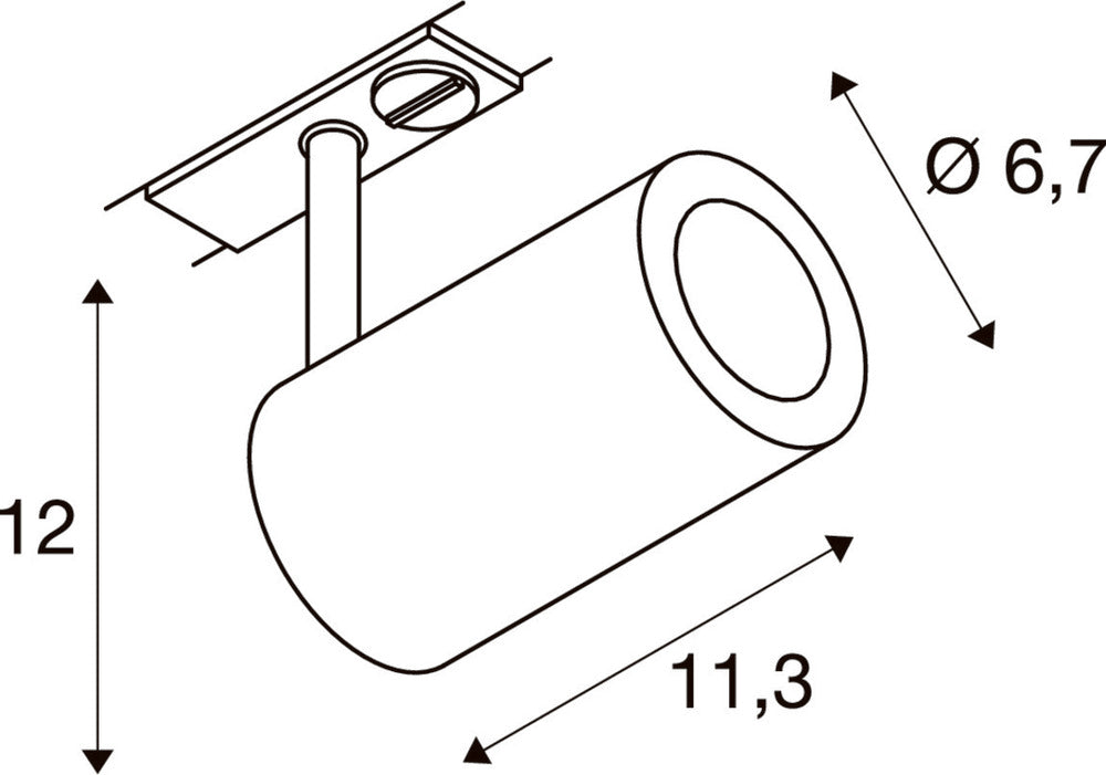 SLV Enola B Downlight Spotlight Floodlight - 1002110