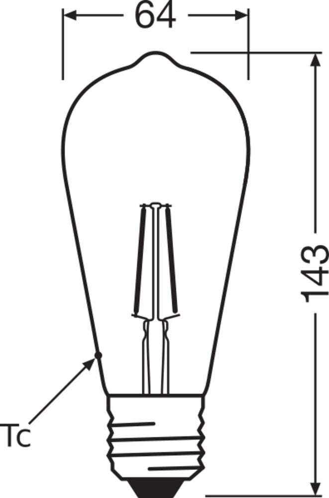 Osram Vintage 1906 LED bulb - 4058075808706