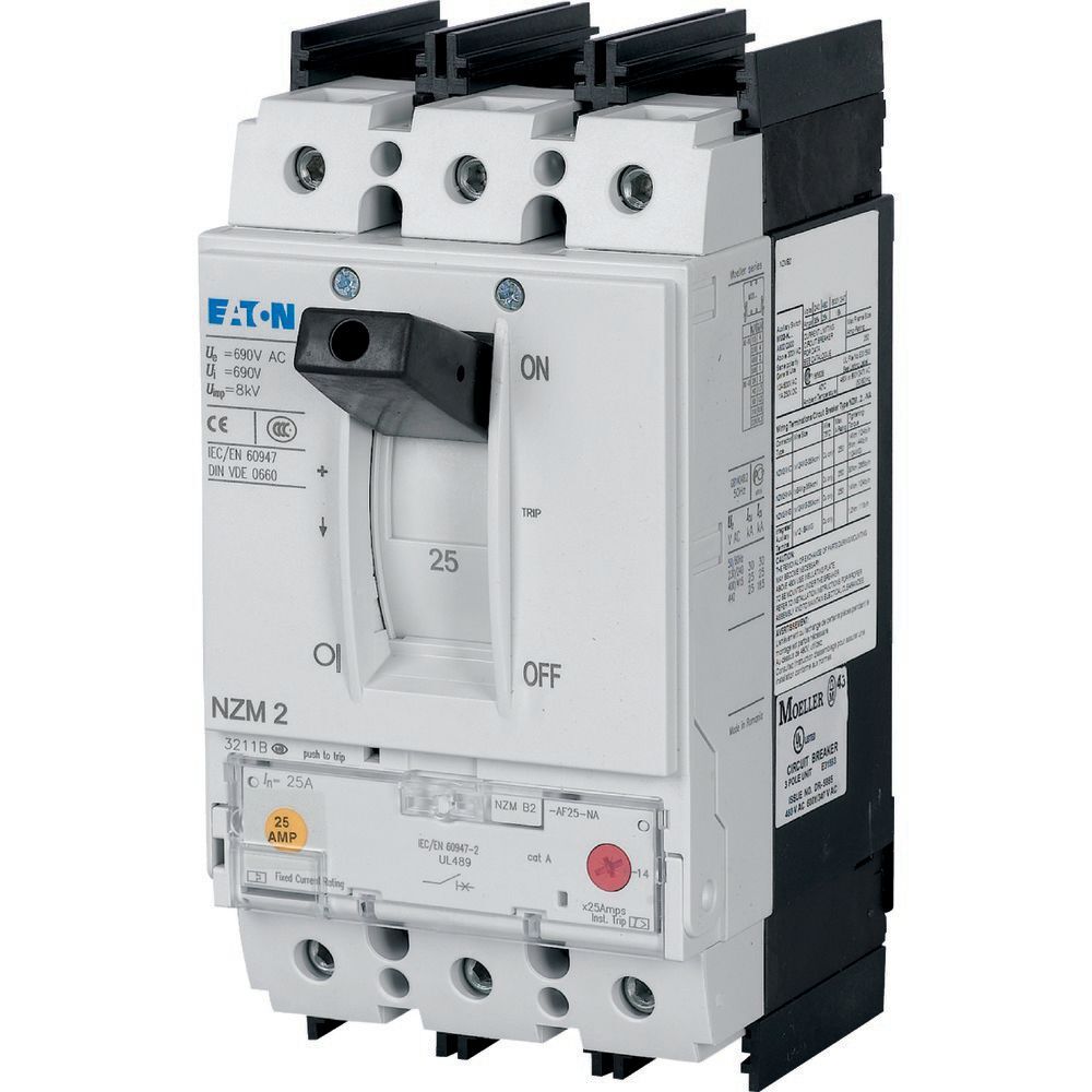 Eaton NZM2 Circuit Breaker 3P 200A 50KA UL/IEC - 269187