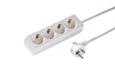 Martin Kaiser 4-Way Desktop Power Strip With 1.5m Cable - 1046ZL/15W/KWS