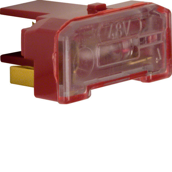 Hager Berker Red Glow Lamp Element With N-Terminal 48V 25mA - 167603
