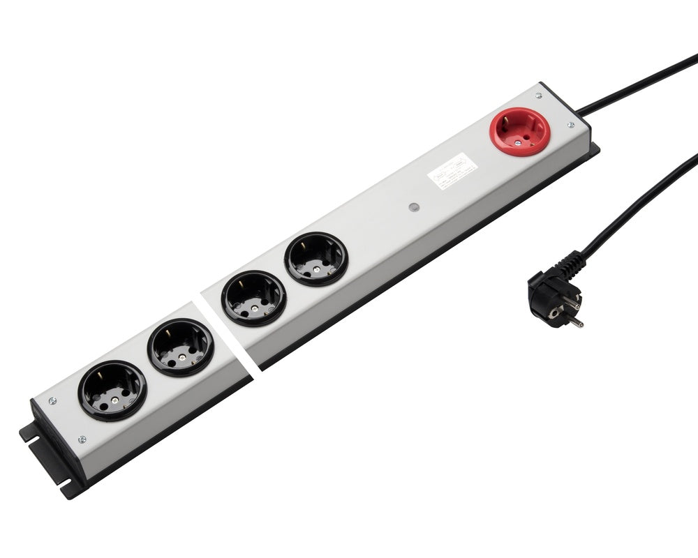 Martin Kaiser Power Strip 5-Way 90 degrees Master Slave 3M Cable - 1071ZL5L-SW3 [10 Pieces]