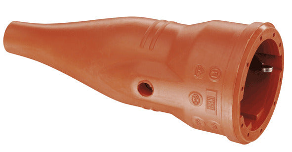 ABL Orange Rubber Contrast Coupling 250V IP20 - 1479-070 [2 pieces]