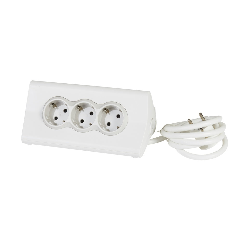 Legrand Desk Block With 3V 2xUSB Tablet Holder White RA - 694810