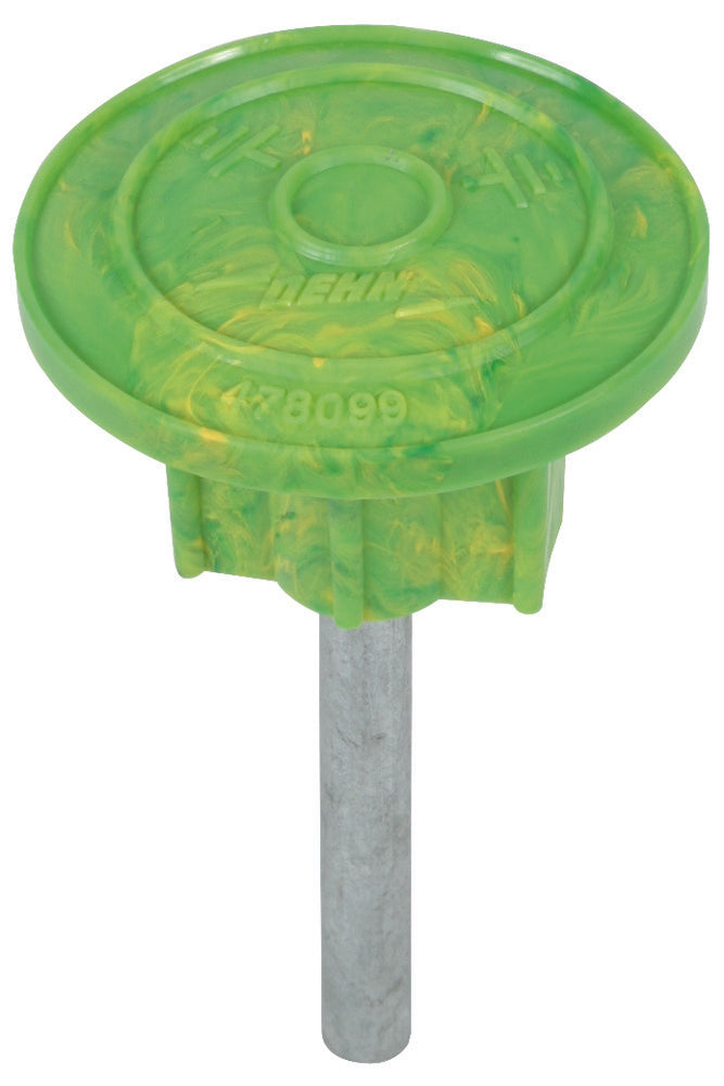 Dehn PVC Identification For Terminal Lugs RD 10mm FL 30x3.5mm Green Yellow - 478099 [2 pieces]