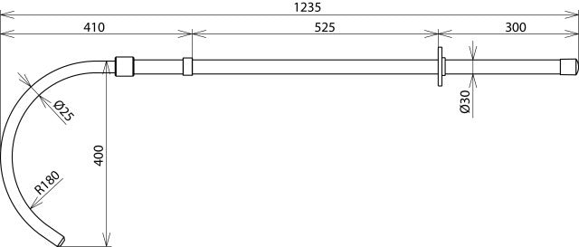 Rescue Rod 36kV Length 1235mm - 766040