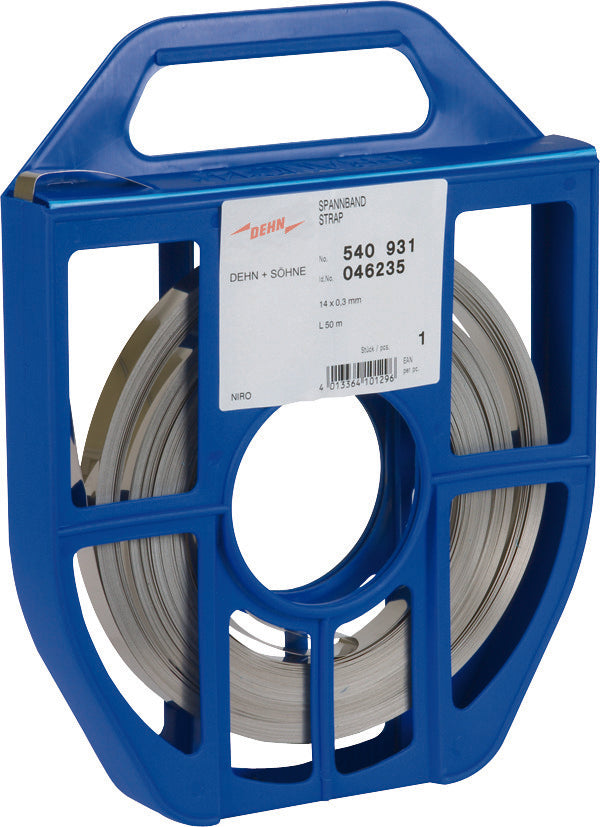 Dehn Stainless Steel Tensioning Strap 14x0.3mm 50m With Unreel Box - 540931