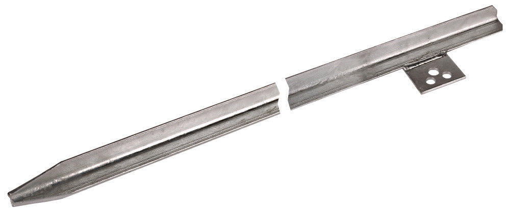 Dehn Profiled Earth Rod 50X50X3 1500 STTZN With Connection Bores - 635150