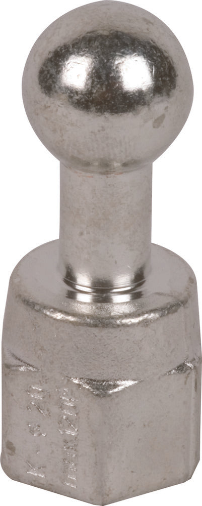 M12 Fixed Ball Point D 20mm Straight Female Thread - 754200