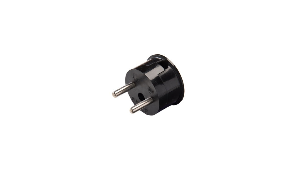 Martin Kaiser 10 Amp MK Plug Without Earthing Contact Black - 599/sw [80 Pieces]