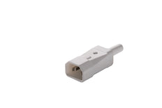 Martin Kaiser C14 IEC Appliance Plug 10A Earthing Contact Arctic White - 749/kws [25 Pieces]