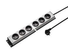 Martin Kaiser Power Strip 10-Way 90 Degree Earthing Pin with Shutter 1.5m Cable - 1017KZL10L-SW15 [10 Pieces]