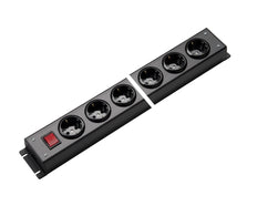 Martin Kaiser Power Outlet Strip 8-Way Black With Switch - 1001/8sw [10 Pieces]