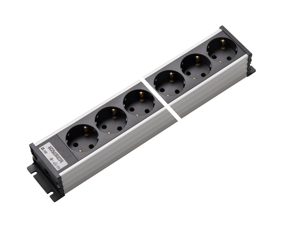 Martin Kaiser Power Outlet Strip 8-Way With Earthing Contact - 1102/8l-sw [10 Pieces]