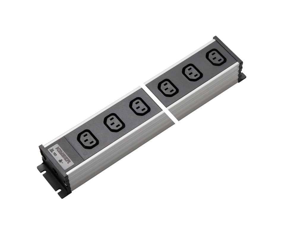 Martin Kaiser 4-Way Power Outlet Strip IEC Socket C13 70 Degree 10Amp - 1122/4l-sw [10 Pieces]