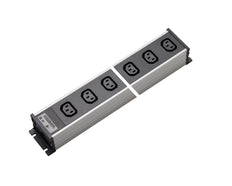 Martin Kaiser 4-Way Power Outlet Strip IEC Socket C13 70 Degree 10Amp - 1122/4l-sw [10 Pieces]