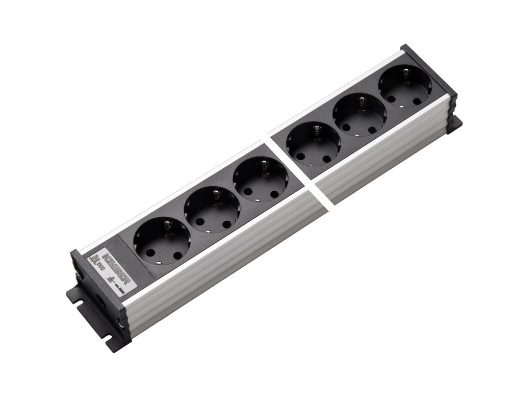 Martin Kaiser 8-Way Aluminum Power Outlet Strip Earthing Contact - 1302/8sw [10 Pieces]