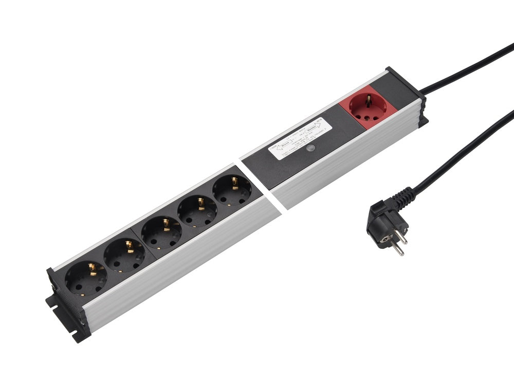 Martin Kaiser 6-Way Master Slave Power Strip With 3M Cable - 1171ZL6L-SW3 [10 Pieces]