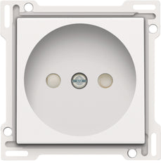 White Socket Outlet Cover With Child Safety Shutters - 101-66501 [5 Pieces]