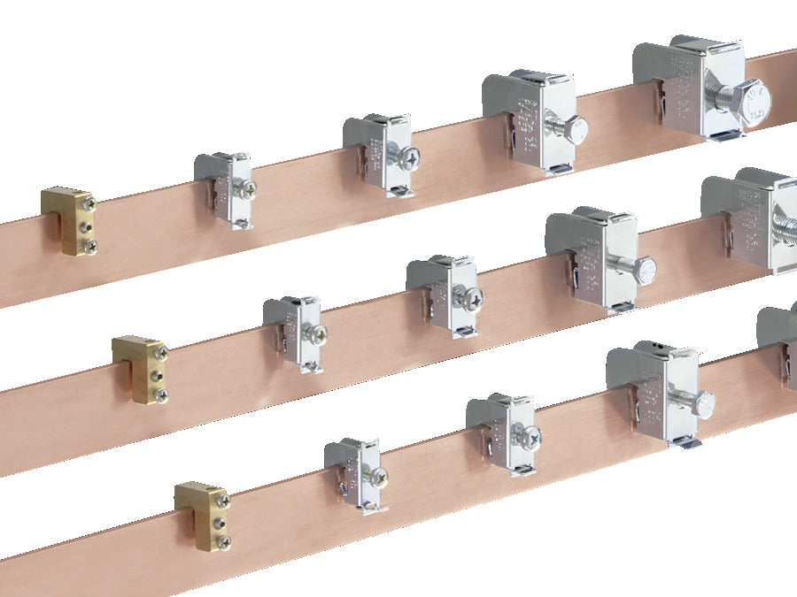 Rittal SV Conductor Clamp 1-4mm² 10mm Rail Mount - 3455500 [15 Pieces]