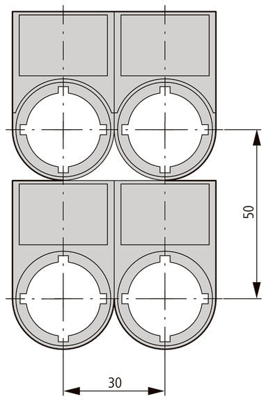 Eaton RMQ Titan Start Label Carrier M22S-ST-GB1 - 216495 [5 Pieces]