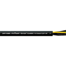 Lapp Olflex Classic 110 Black 7G1 Control Cable 0.6/1kV - 1120274 [10 Meters]