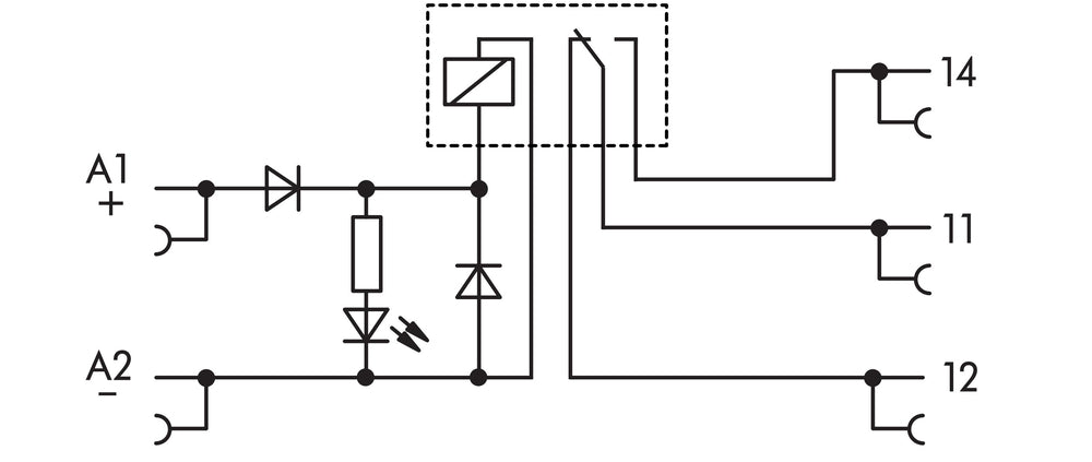 WAGO 857-304 Relay Module 24VDC 6A Single Changeover - 857-304