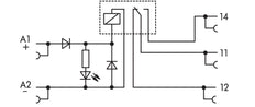 WAGO 857-304 Relay Module 24VDC 6A Single Changeover - 857-304