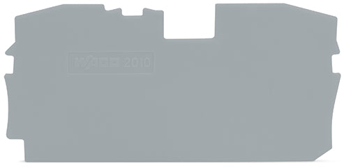 WAGO TopJob S End And Intermediate Plate Gray 1mm - 2010-1291 [20 Pieces]