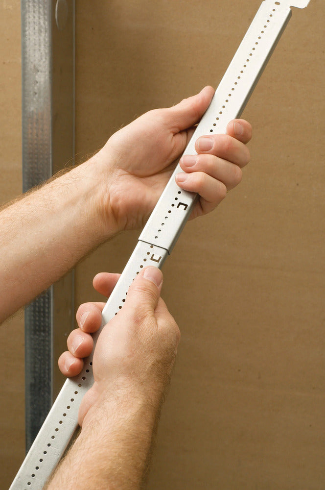 Telescoping Box Bracket 432-660mm With Mounting Points - 187191 [2 Pieces]