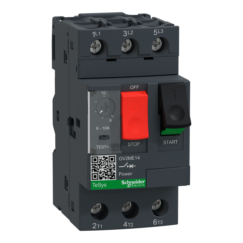 Schneider Electric GV2ME14 Motor Circuit Breaker 6-10A - GV2ME14