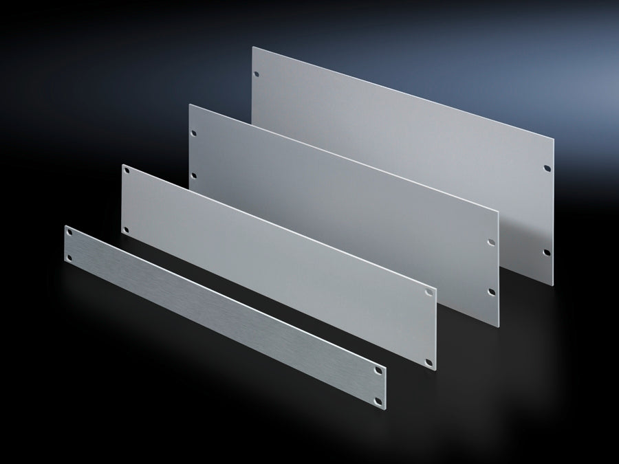 Rittal 1U Aluminum Blanking Panel 19 Inch - 1931200 [3 Pieces]