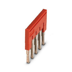 Phoenix Contact 5-Pole Plug-In Bridge FBS 5-6 Red - 3030349 [5 Pieces]
