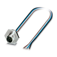 M12 4-Pin Front Mount Sensor Connector Cable 0.5M - 1408415
