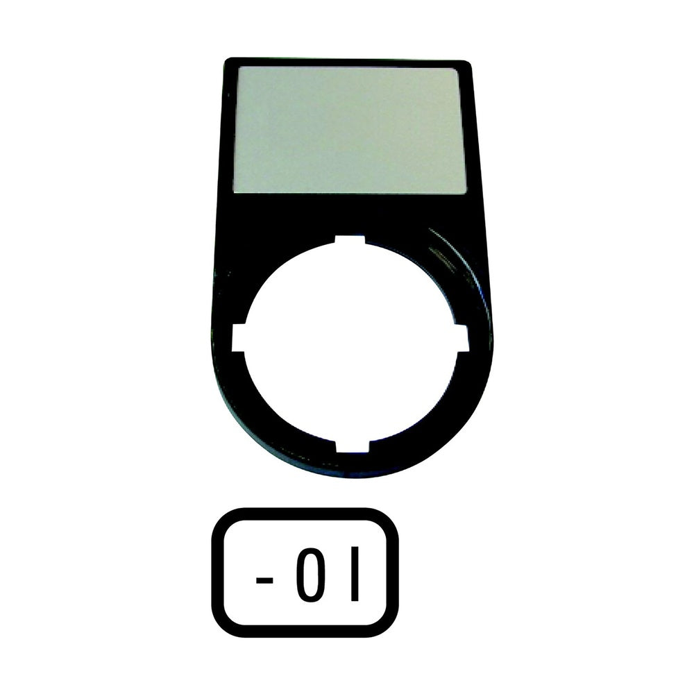Eaton RMQ-Titan Label Carrier 0-I With Mounting Plate - 216485 [5 Pieces]
