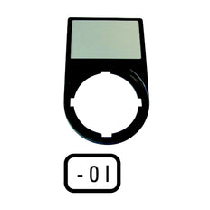 Eaton RMQ-Titan Label Carrier 0-I With Mounting Plate - 216485 [5 Pieces]