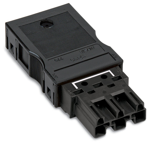 WAGO 3-Pole Shorting Plug With Strain Relief Housing - 770-113/147-000
