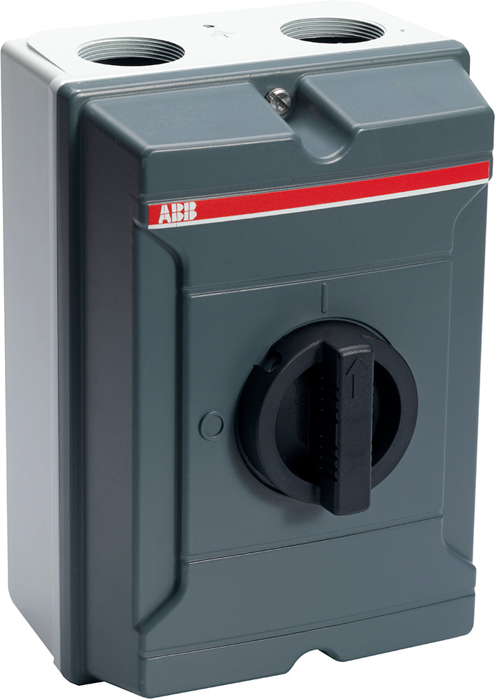 ABB KSE463 4-Pole 63A Enclosed Switch IP65 - 2CMA144582R1000