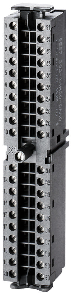 Siemens S7-300 40-Pin Front Connector With Screw Terminals - 6ES73921AM000AA0