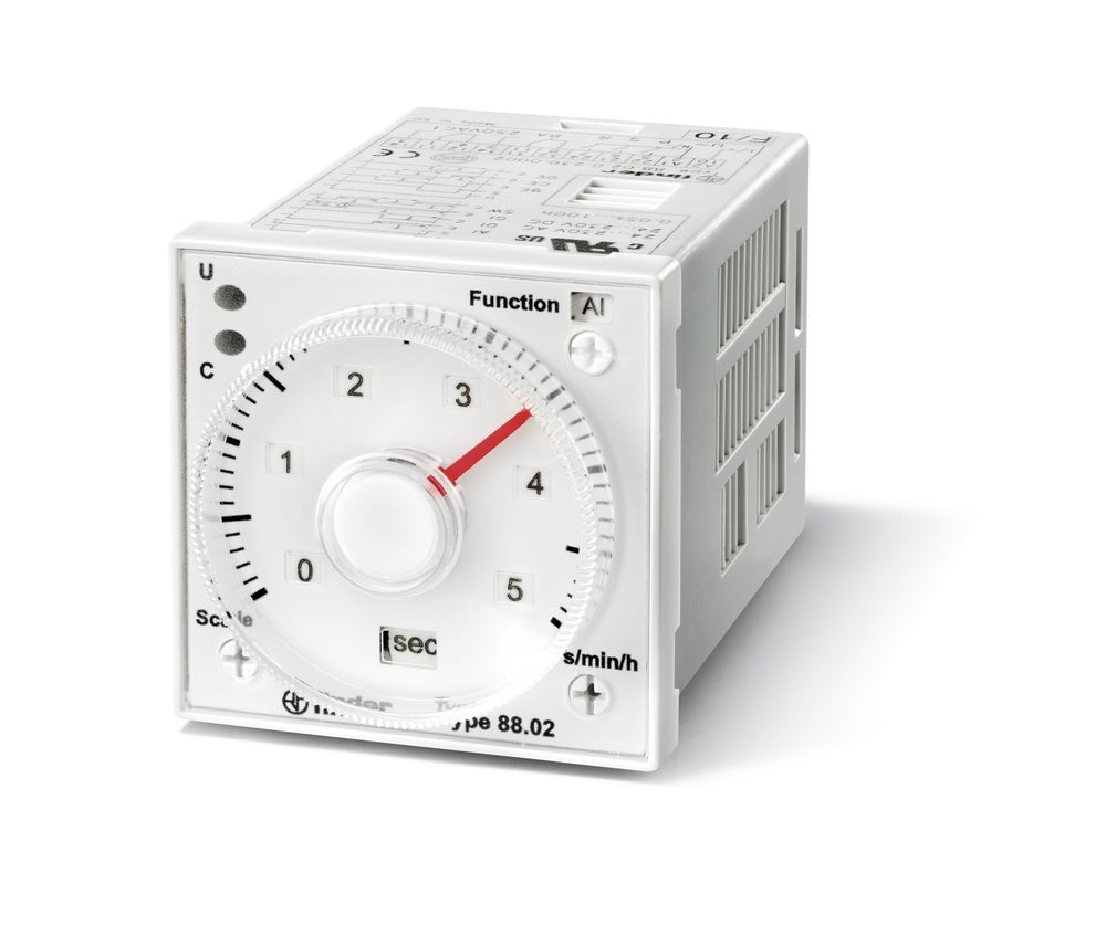 Finder Multi-Function Timer Relay 8A 24-230V AC/DC - 88.02.0.230.0002