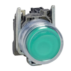 ATEX Certified Illuminated Pushbutton 24V Green Harmony XB4 - XB4BP383B5EX