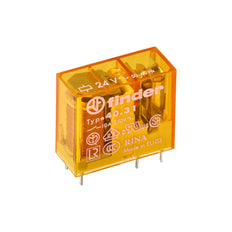Finder 40.31 PCB Relay 10A 24VAC Single Pole - 40.31.8.024.0000