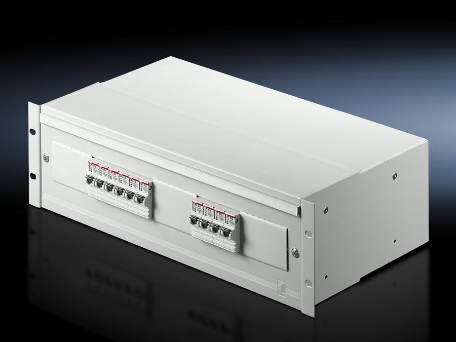 Rittal 19-Inch 3U Sliding Power Distribution Box - 7480300