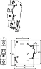 Eaton FAZ 2A Single Pole MCB B Curve 15kA - 278523