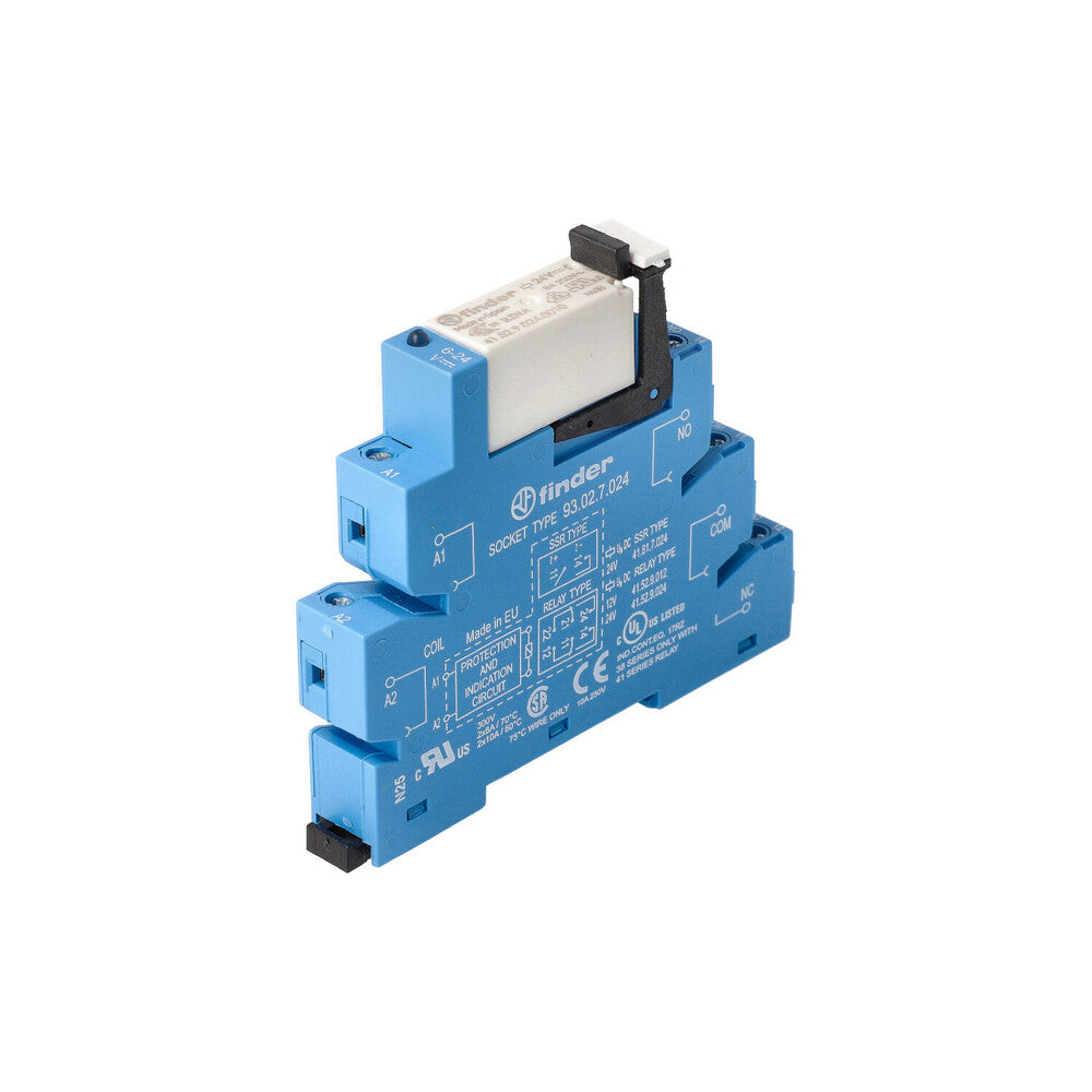 Finder 38.52 Interface Relay 24VDC 8A Dual CO Contact - 38.52.7.024.0050