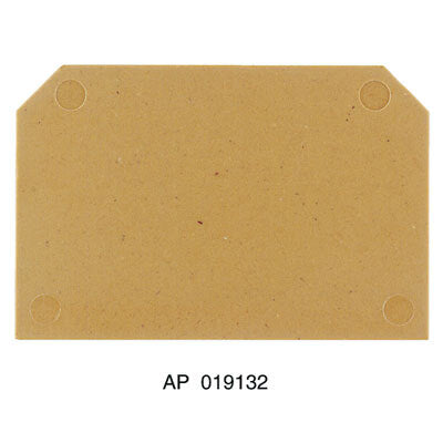 Weidmuller Terminal Block End Plate 54x3mm - 0191320000 [5 Pieces]